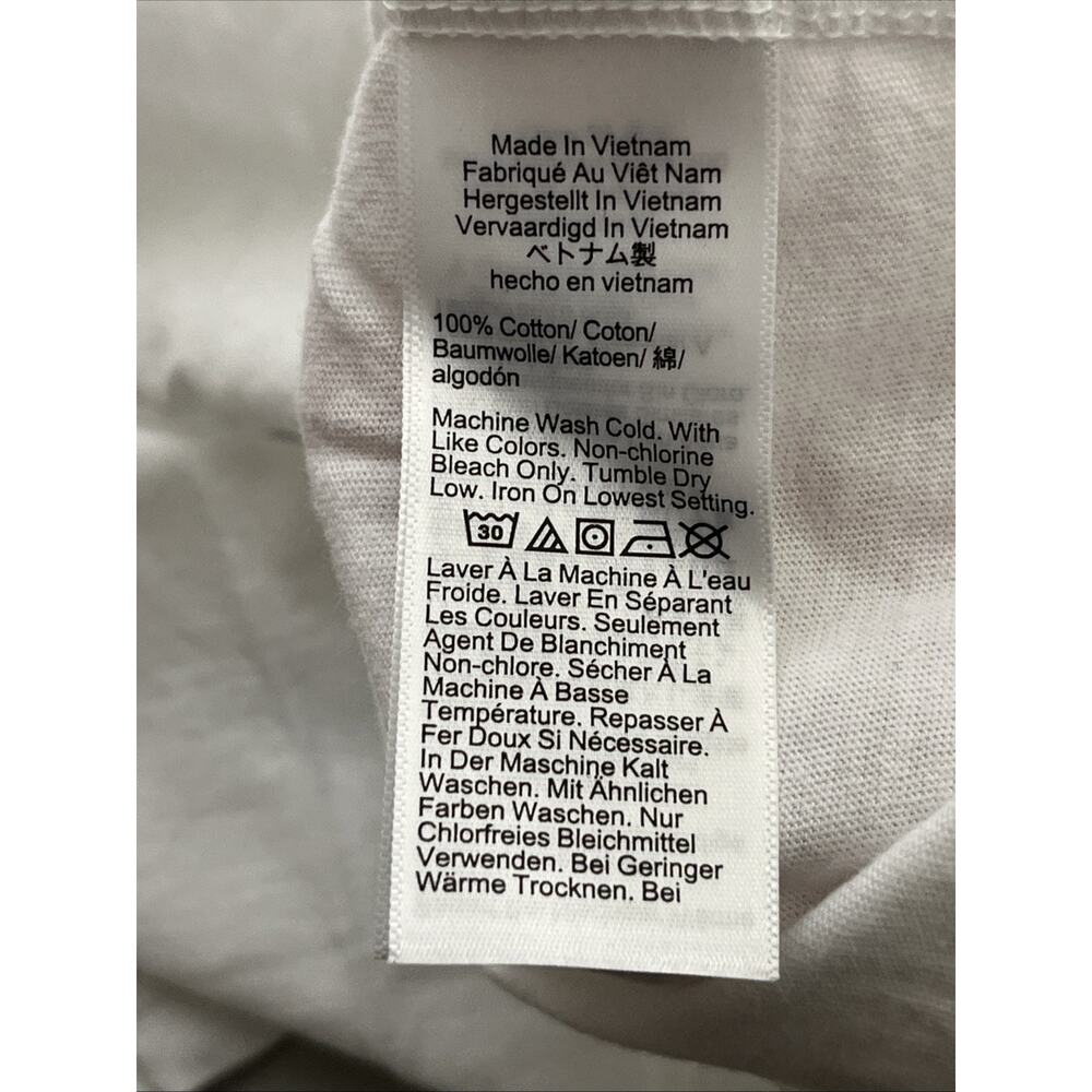 J Crew Vintage Jersey Classic Fit Crewneck Tee Womens 2X White T Shirt Cotton - Picture 6 of 8